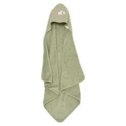 Badcape - Geborduurd - Groen - 75 x 75