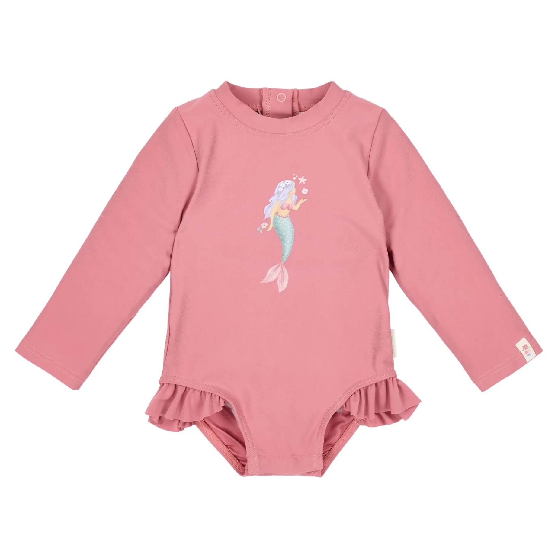 Badpak lange mouw - UPF 40 - Roze