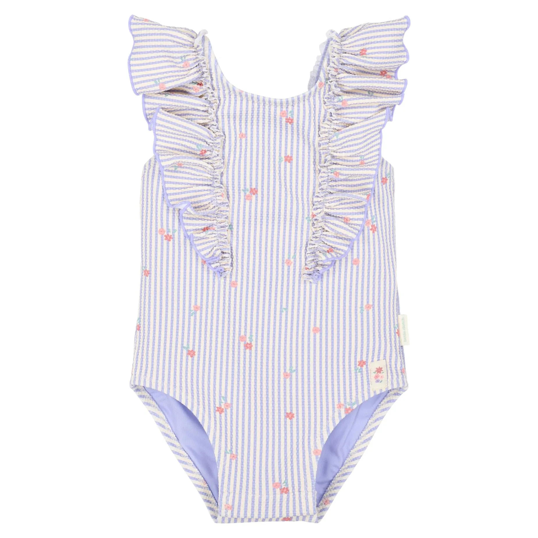Badpak - Paars - Dreamy Stripes