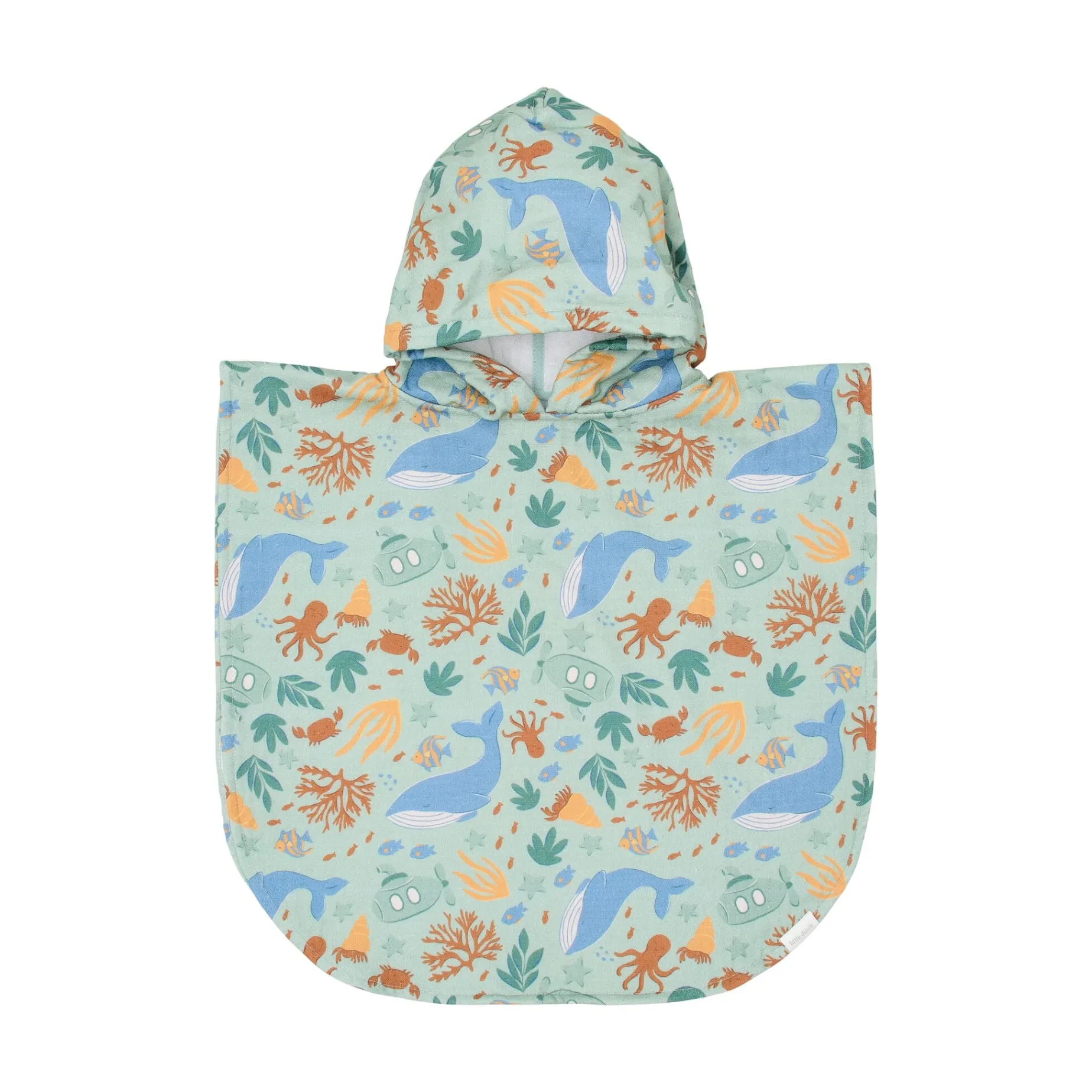 Badponcho - Groen - Ocean Friends