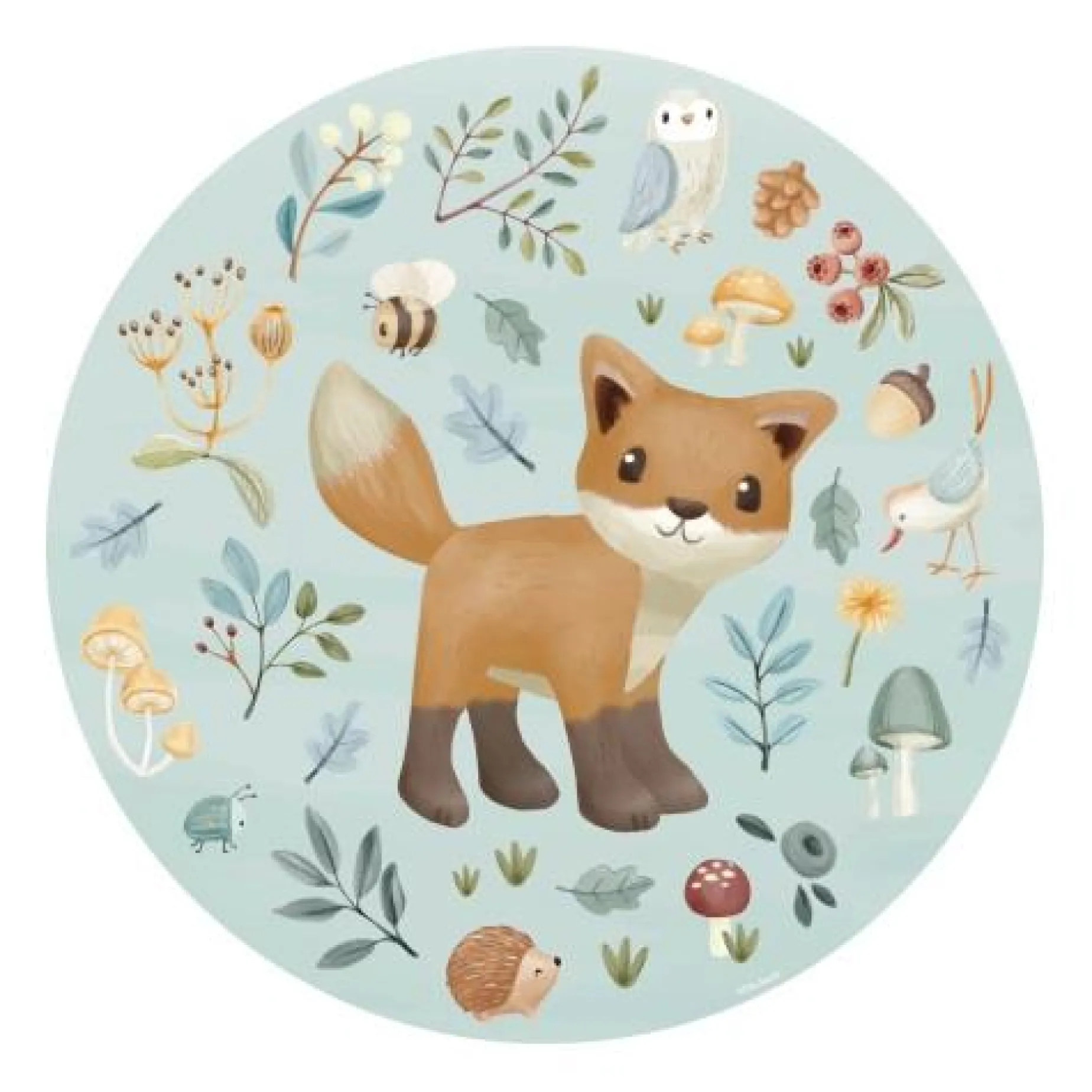 Behangcirkel - Meerkleurig - Forest Friends - Forest Wonders