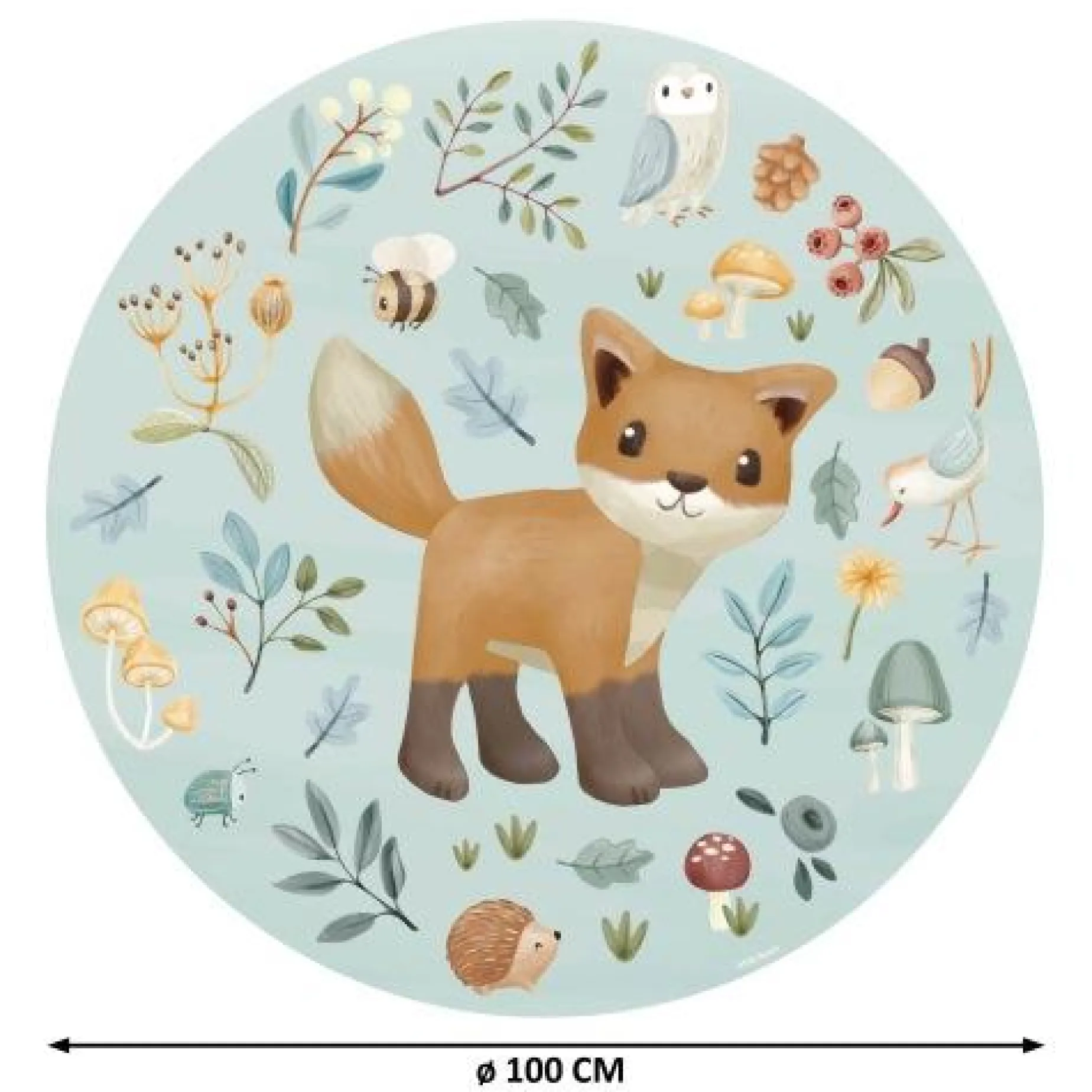 Behangcirkel - Meerkleurig - Forest Friends - Forest Wonders