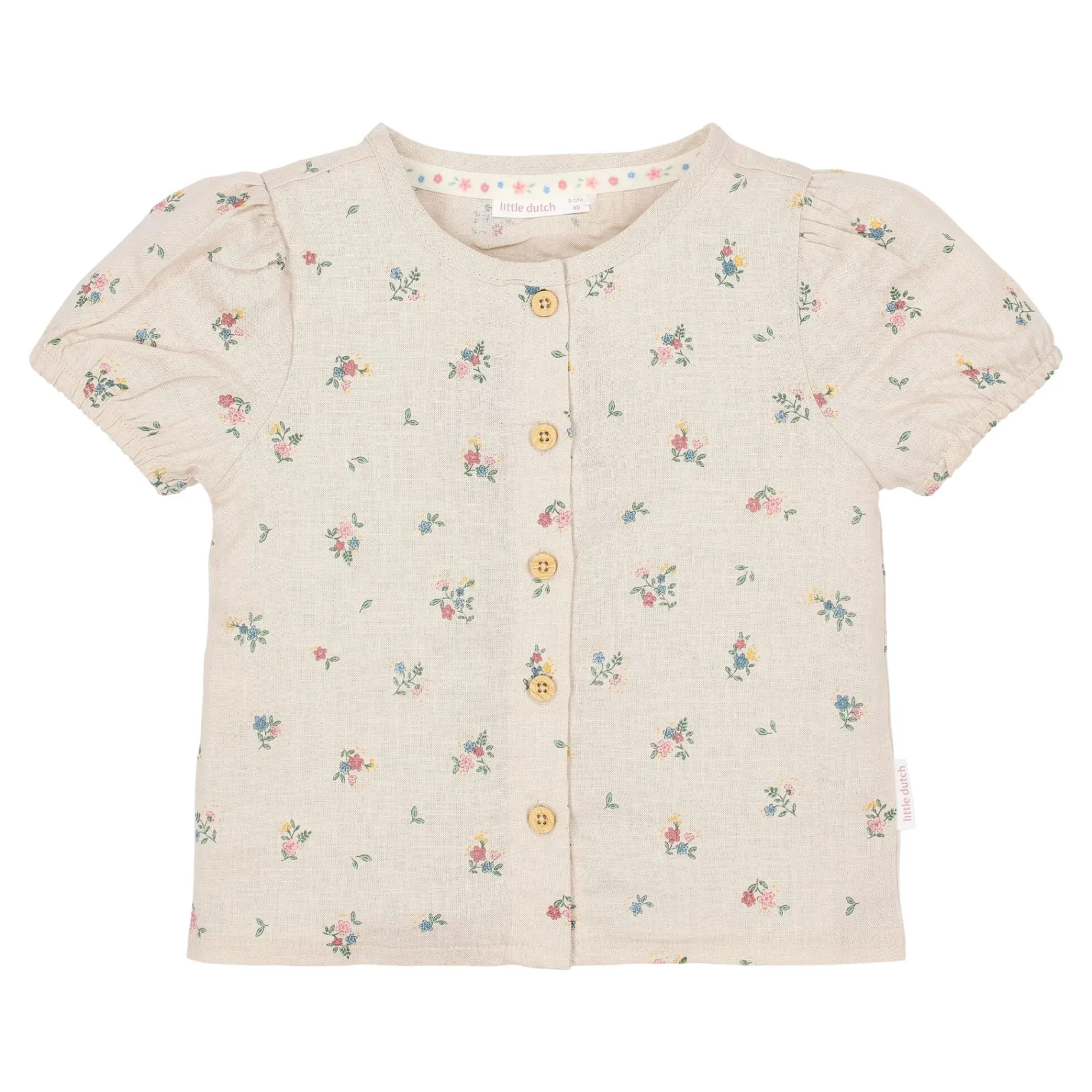 Blouse - Korte mouw - Zand