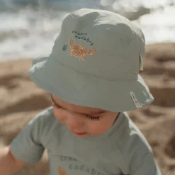 Bucket hat - Groen - Ocean Surf Stripes