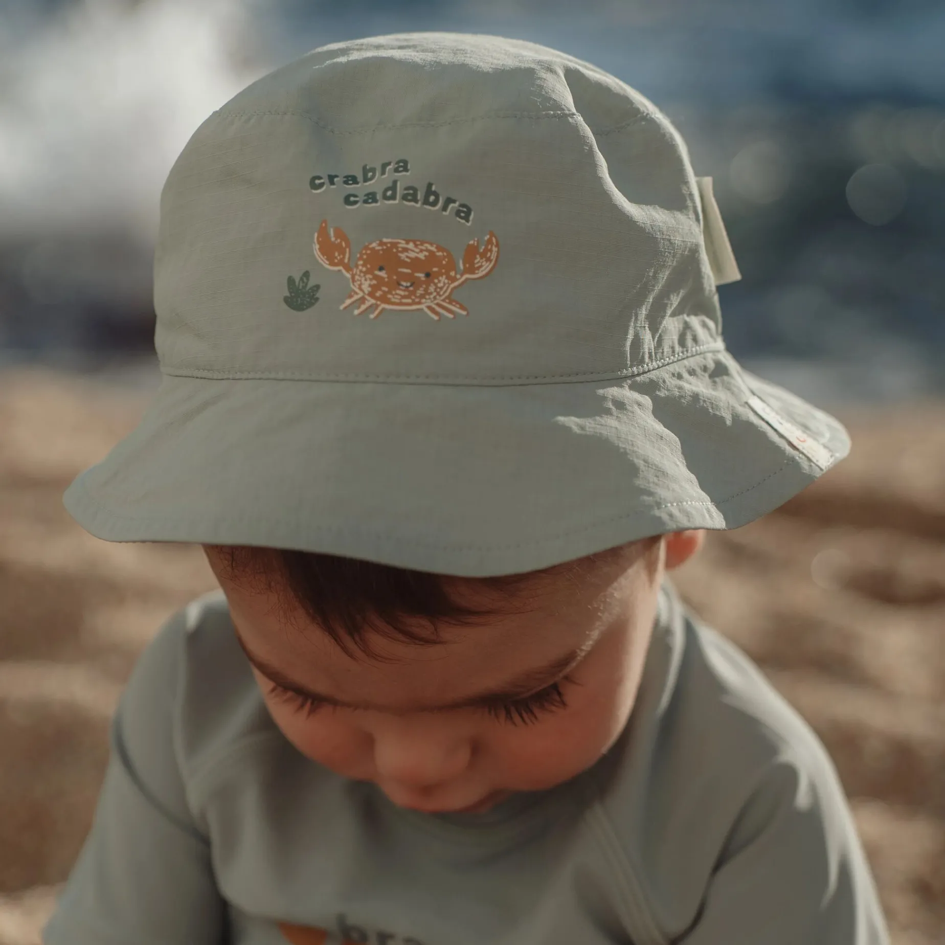 Bucket hat - Groen - Ocean Surf Stripes