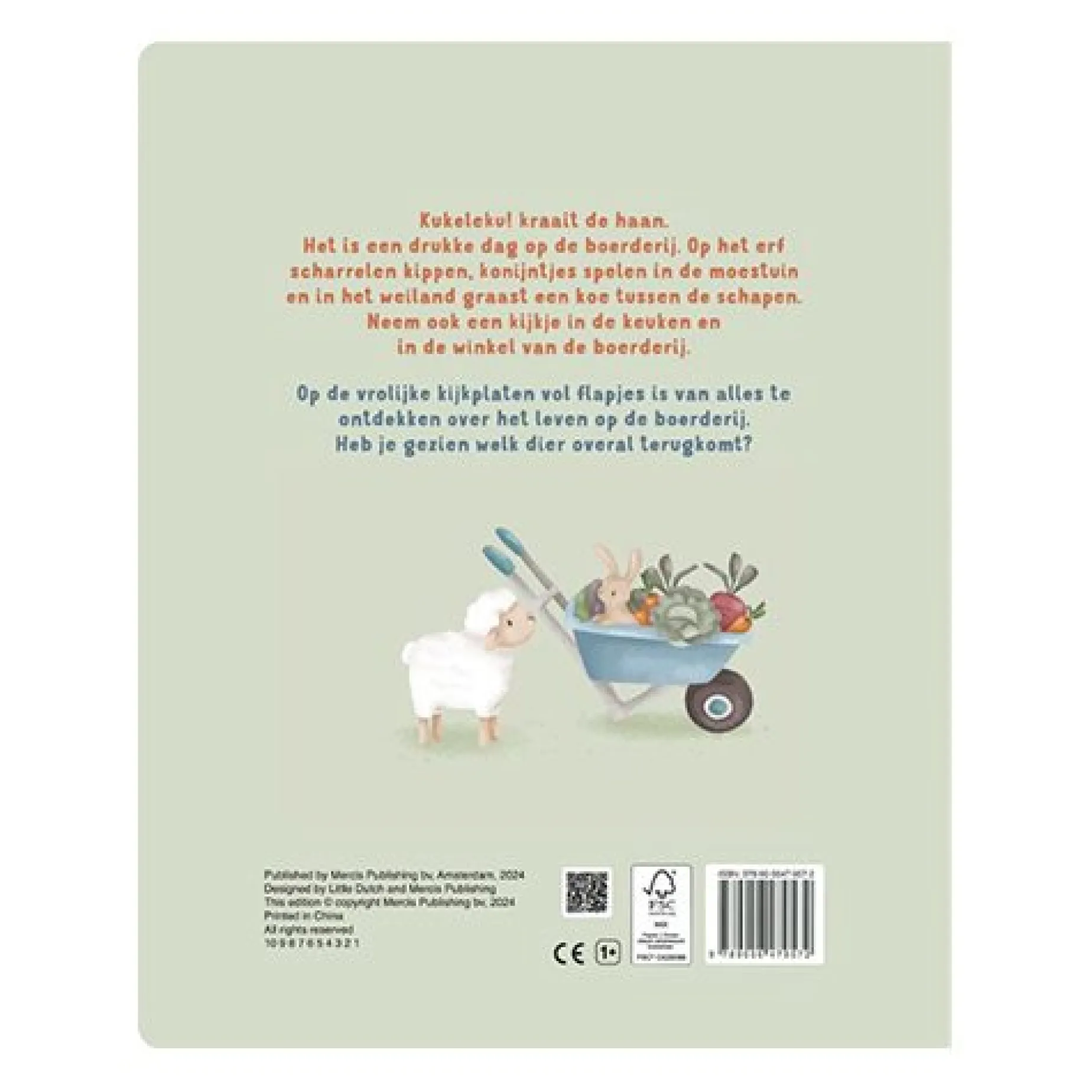 Flapjesboek Boerderij - Meerkleurig - NL