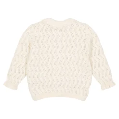 Gebreid vest - Wit