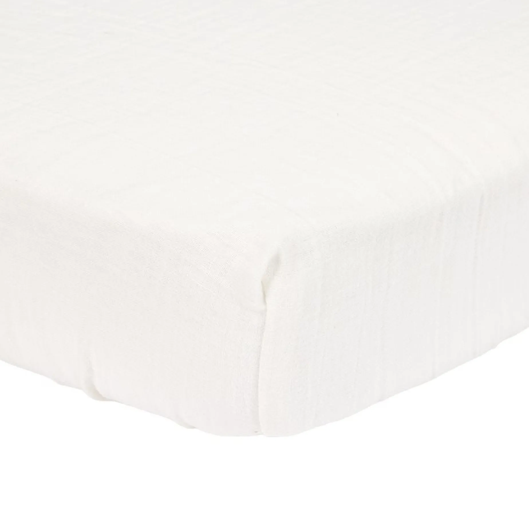 Hoeslaken hydrofiel ledikant Soft White