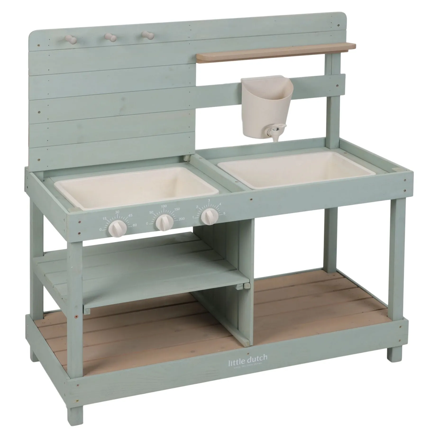 Houten buitenkeuken - Groen