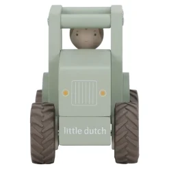 Houten tractor - Groen