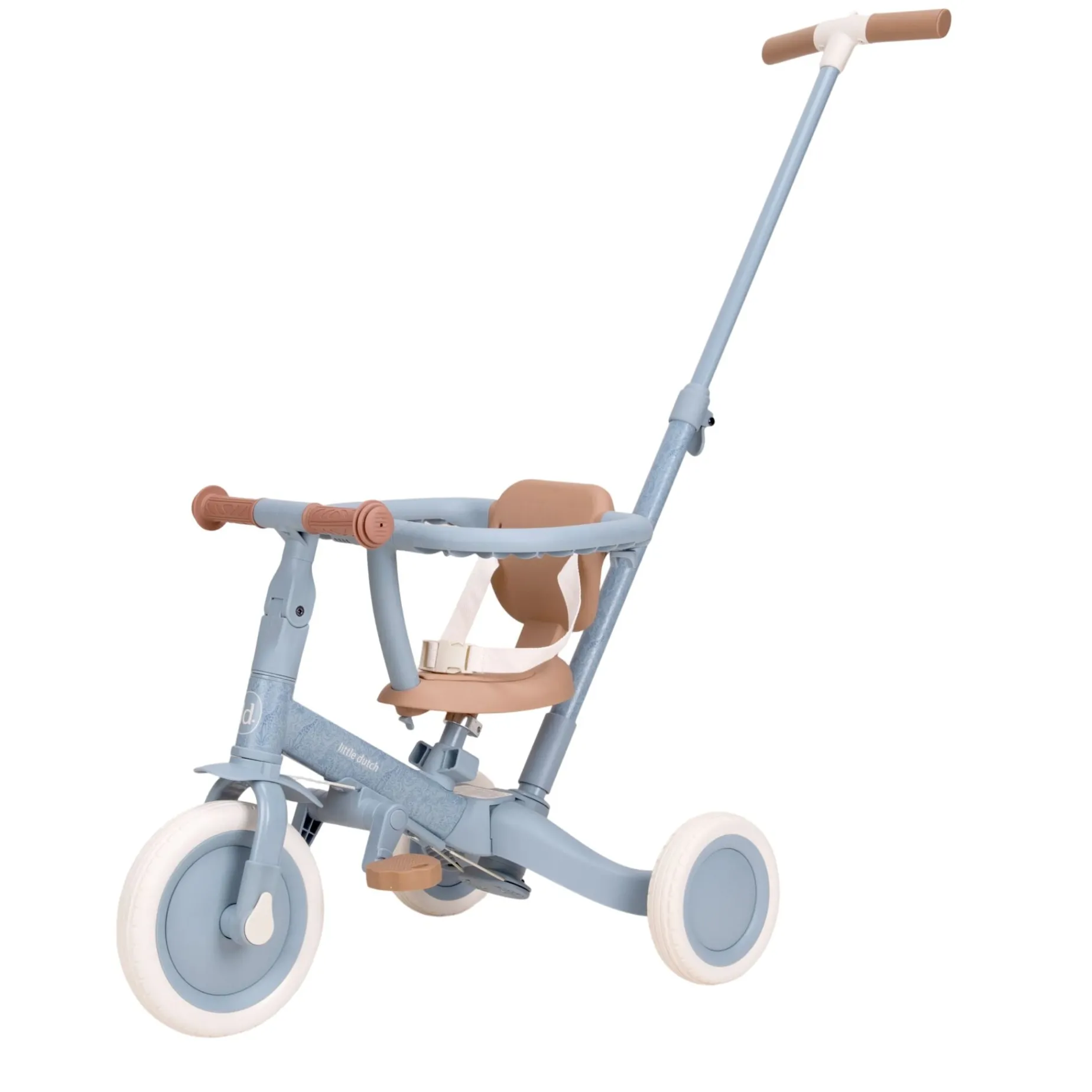 4 in 1 driewieler - Blauw