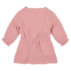 Jurk - Lange Mouw - Roze