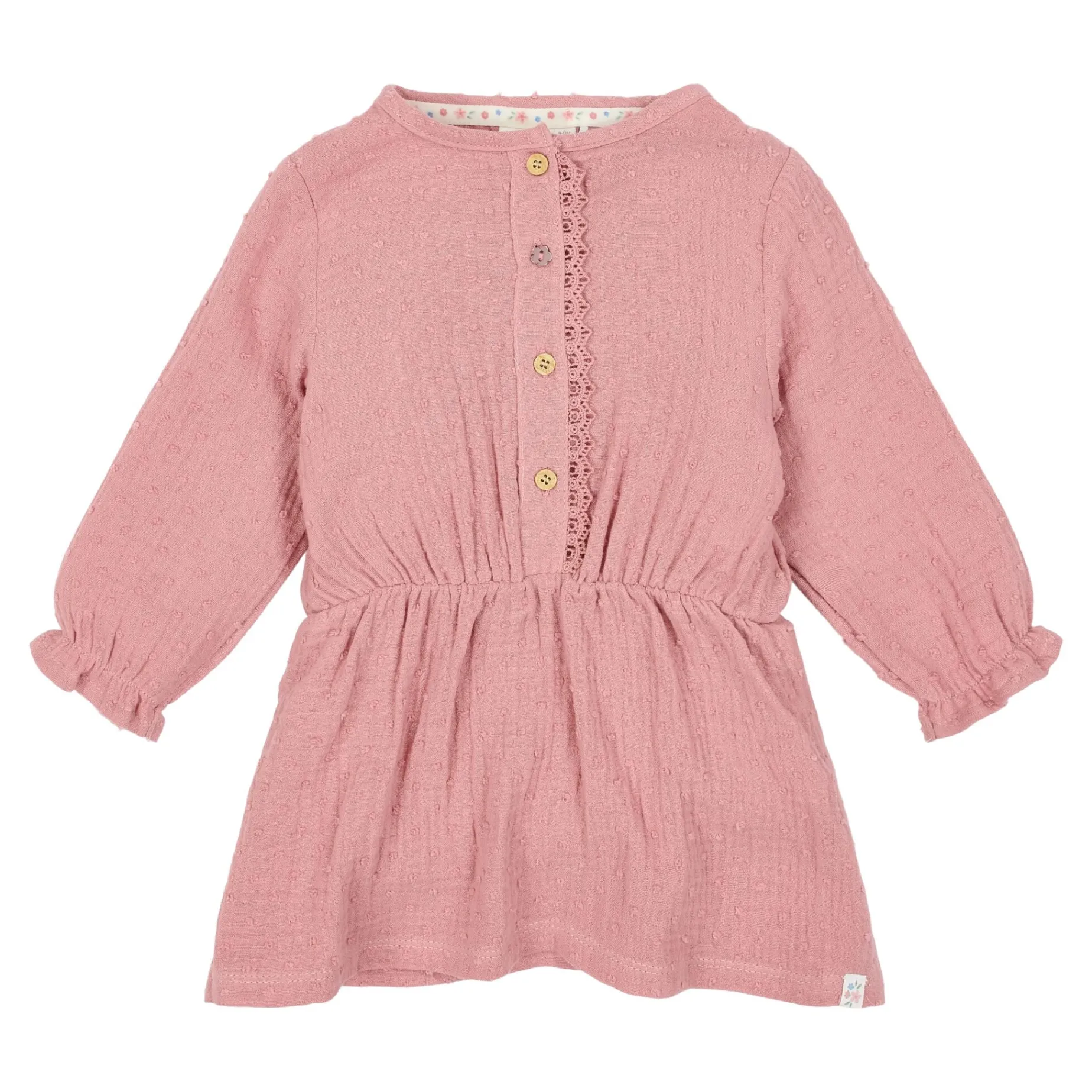 Jurk - Lange Mouw - Roze