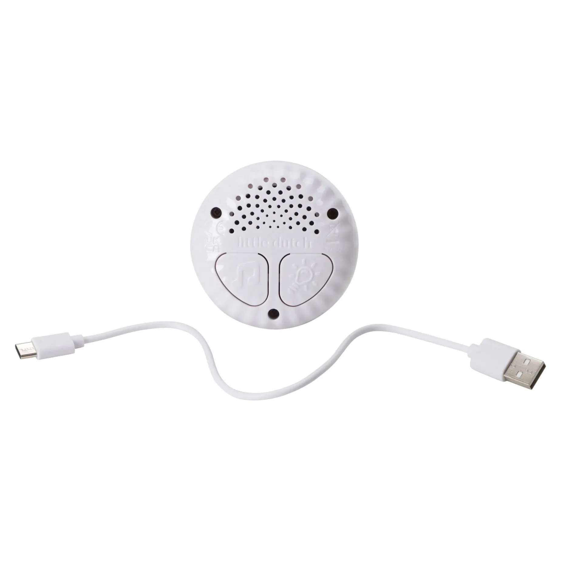 Knuffelgans Licht & Geluid - Wit - Little Goose