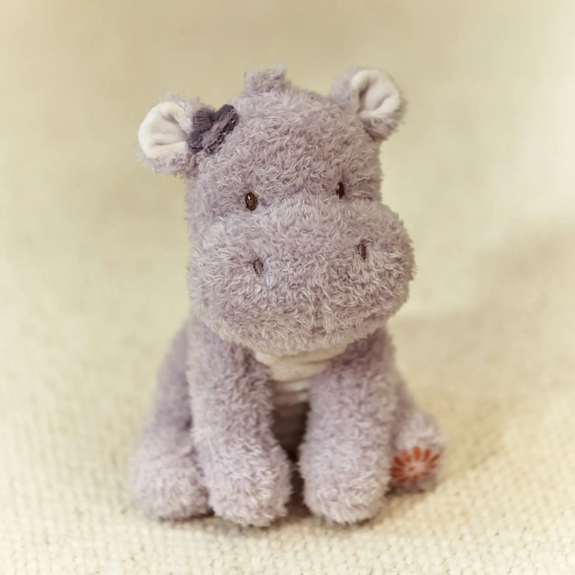 Knuffel Nijlpaard - Paars