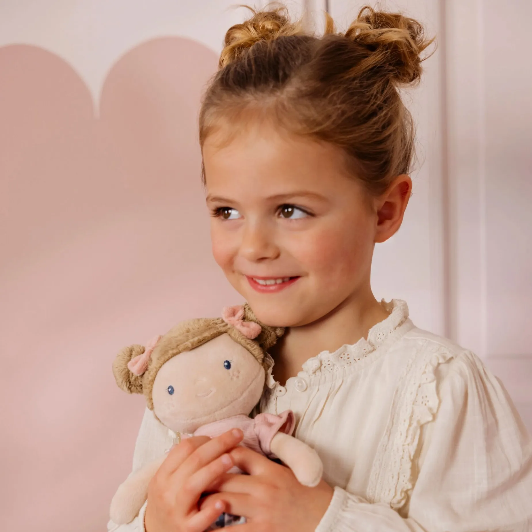Knuffelpop Rosa - 35 cm