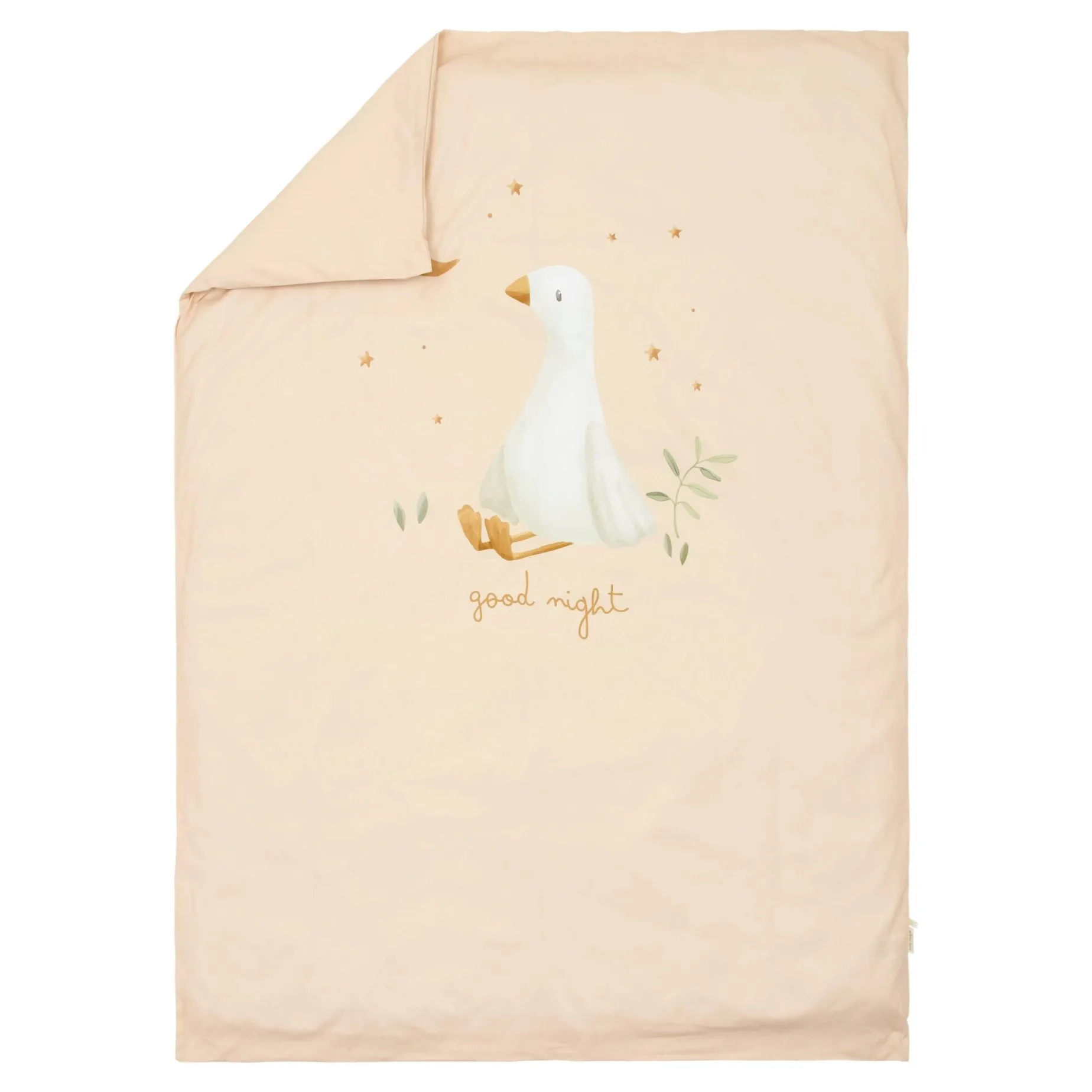 Ledikant dekbedovertrek - Beige - Newborn Naturals - Little Goose