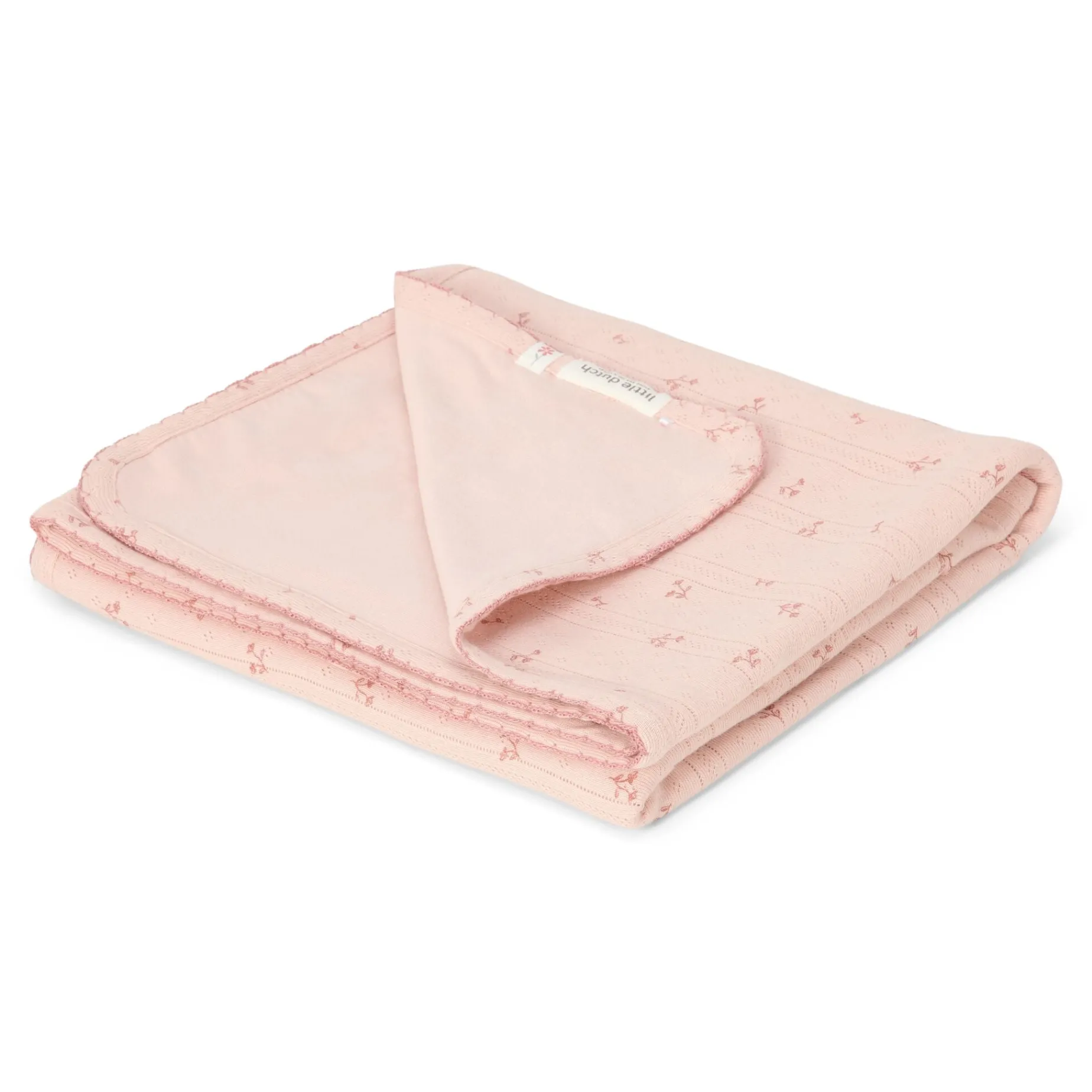 Ledikant deken - Roze - Essentials