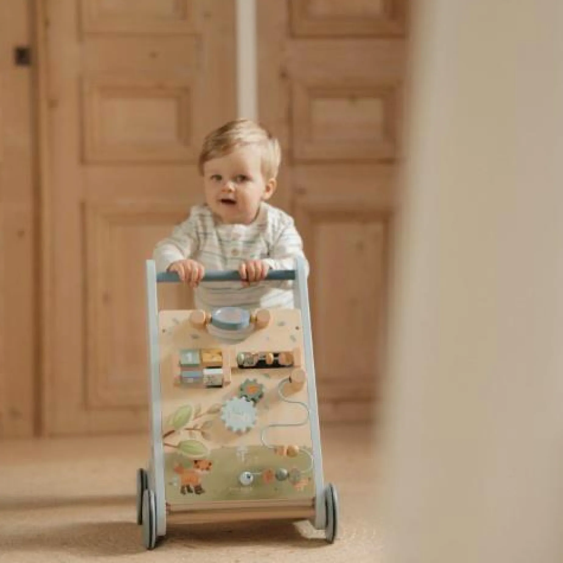 Loopwagen - Blauw - Forest Friends