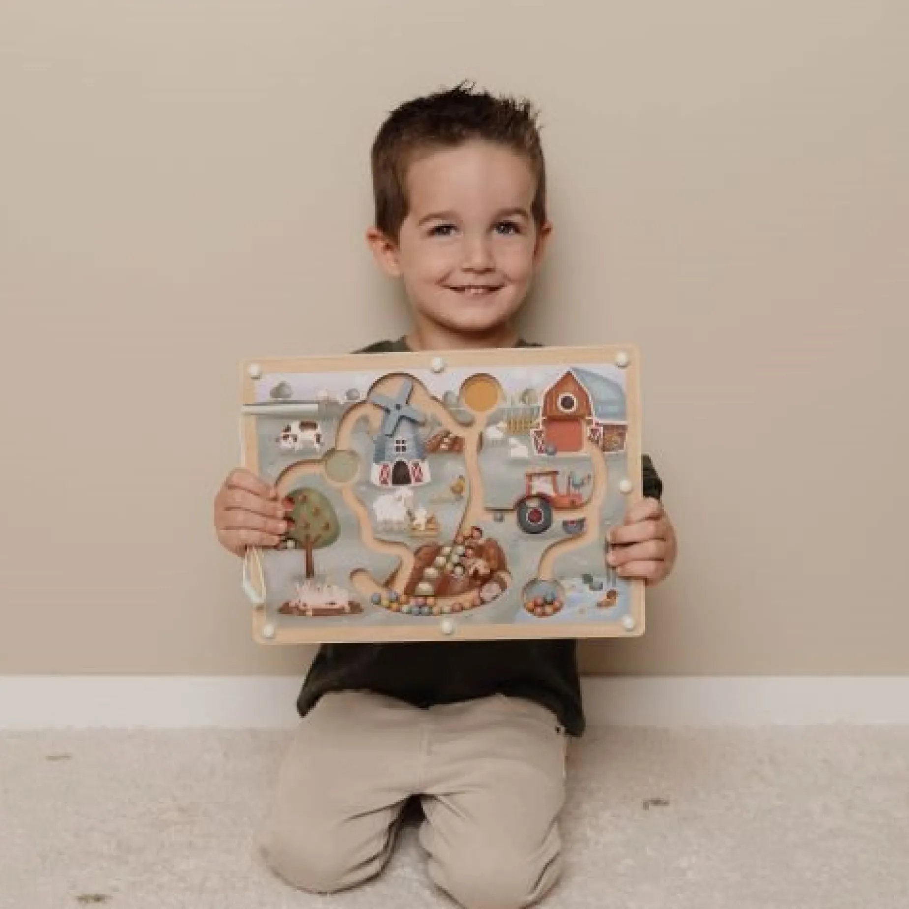 Magnetisch doolhof - Meerkleurig - Little Farm