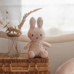 nijntje knuffel all-over print 20 cm - Roze - Lucky Blossom