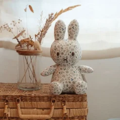 nijntje knuffel all-over print 20 cm - Blauw - Lucky Leaves