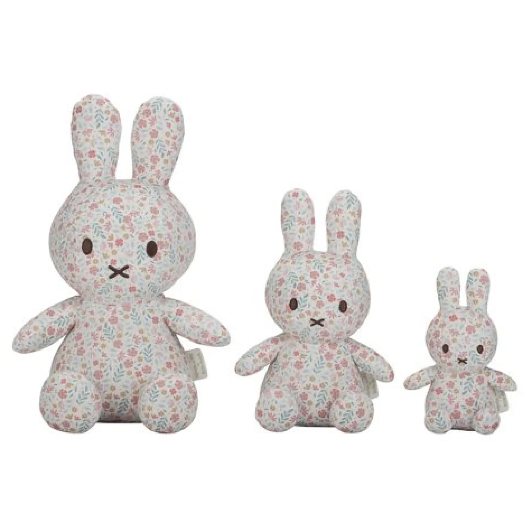 nijntje knuffel all-over print 30 cm - Roze - Lucky Blossom