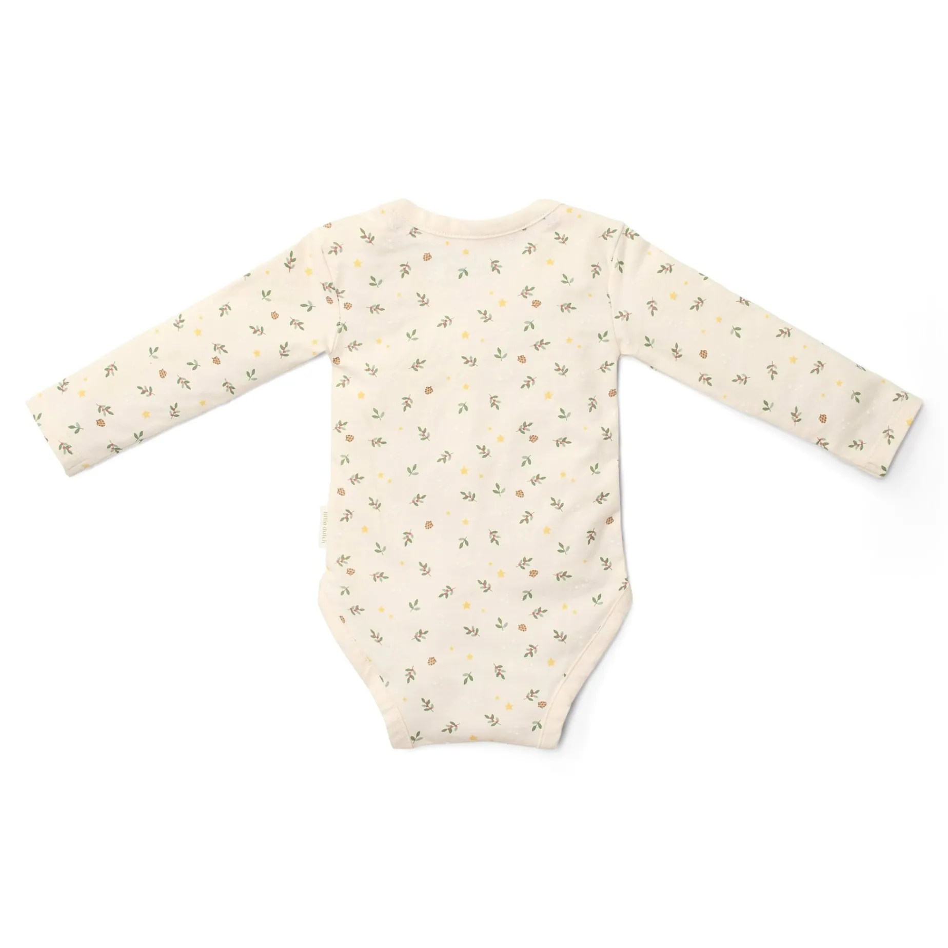 2-pack kerst romper lange mouw – Beige