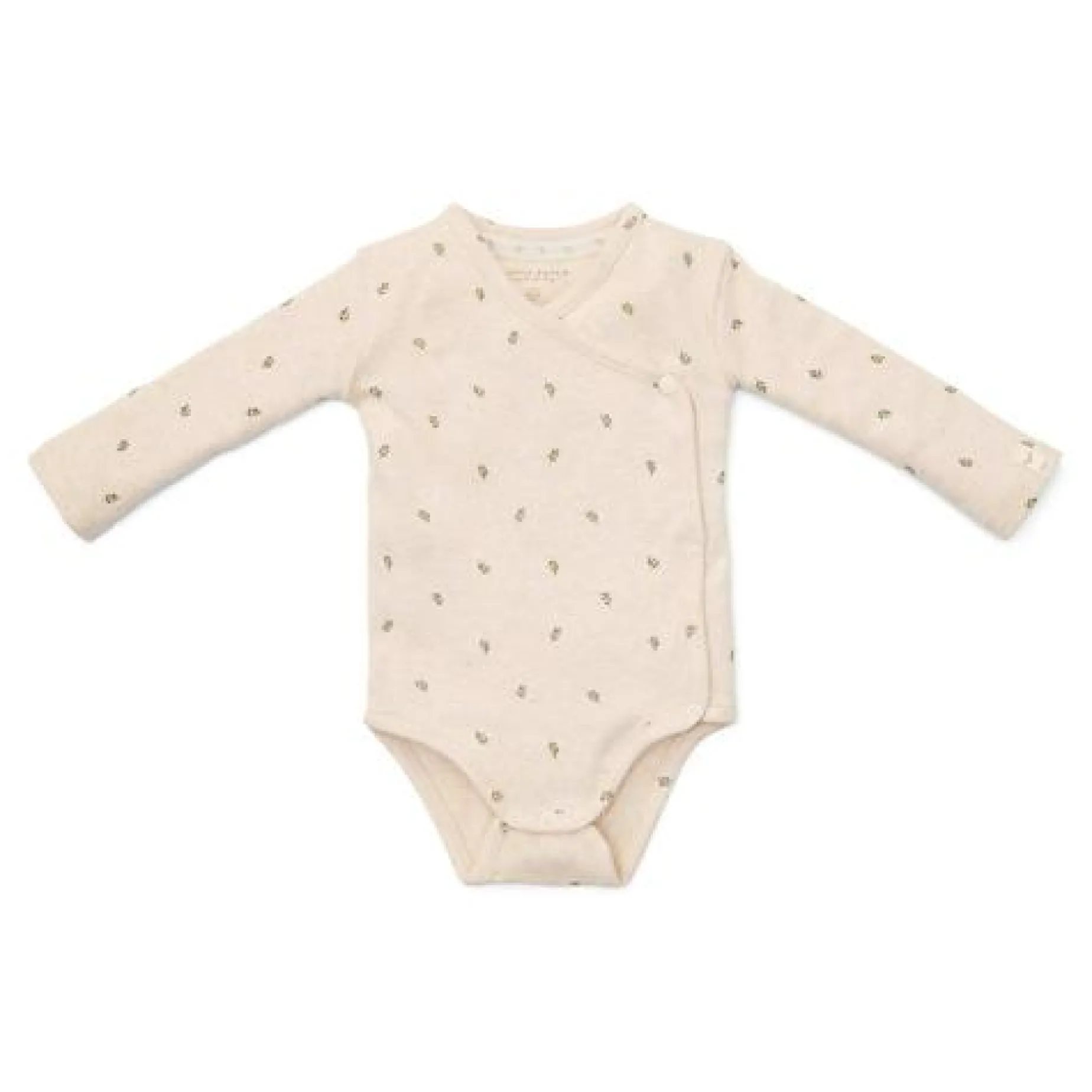 Romper overslag lange mouw - Zand - Little Farm