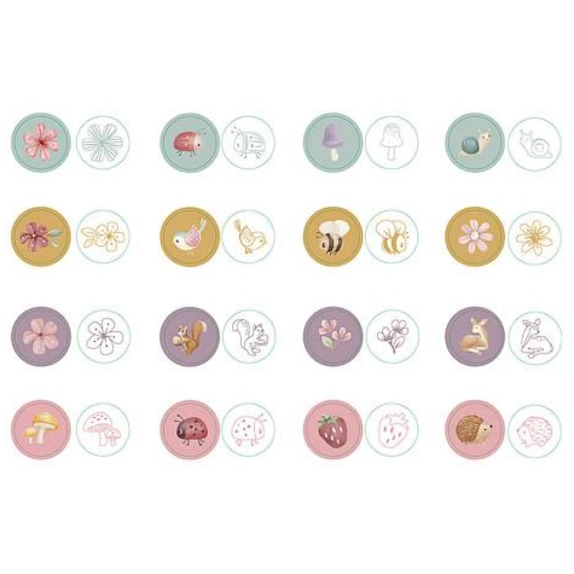 Self Inking Stamps - Roze - Fairy Garden