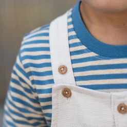 Shirt korte mouw - Blauw - Indigo Sand Stripe