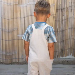 Shirt korte mouw - Blauw - Indigo Sand Stripe