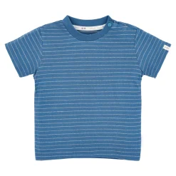 Shirt korte mouw - Blauw - Indigo Stripe