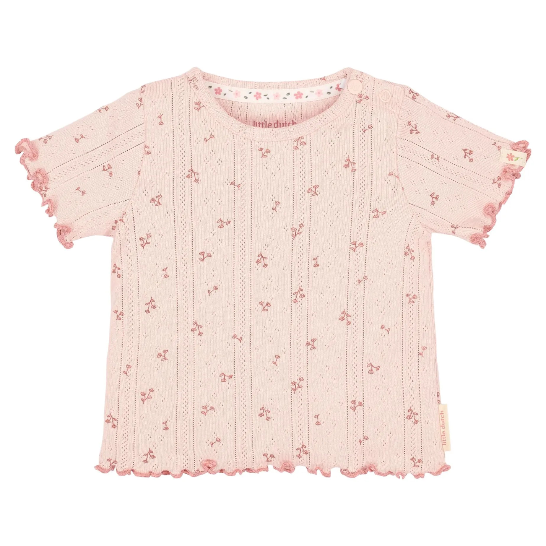Shirt korte mouw - Roze - Fairy Flowers