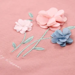 Shirt korte mouw - Ruches - Roze