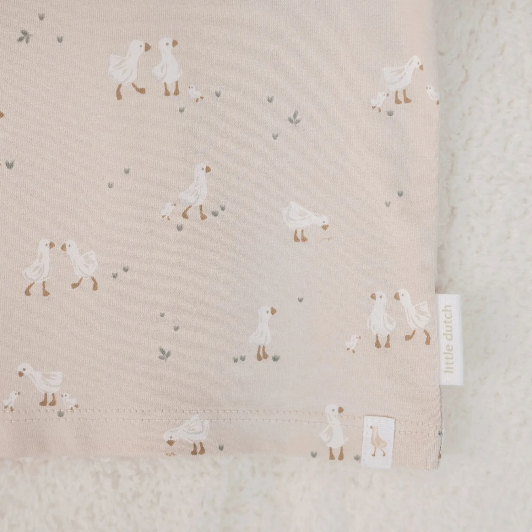 Shirt lange mouw - Beige - Newborn Naturals - Little Goose
