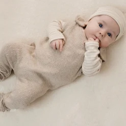 Shirt lange mouw - Beige - Newborn Naturals - Stripe