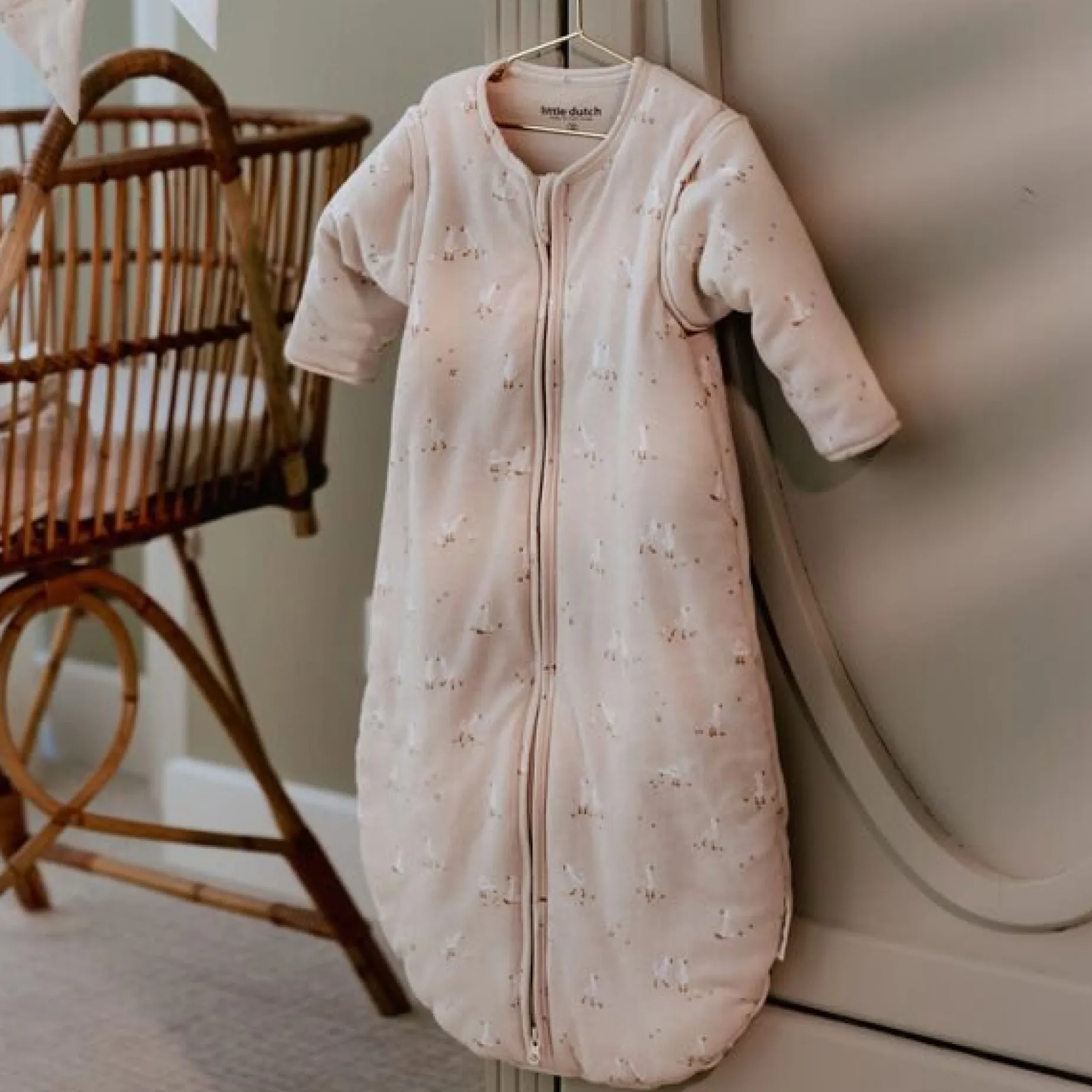 Slaapzak winter – Beige – Maat 60 cm – Newborn Naturals – Little Goose