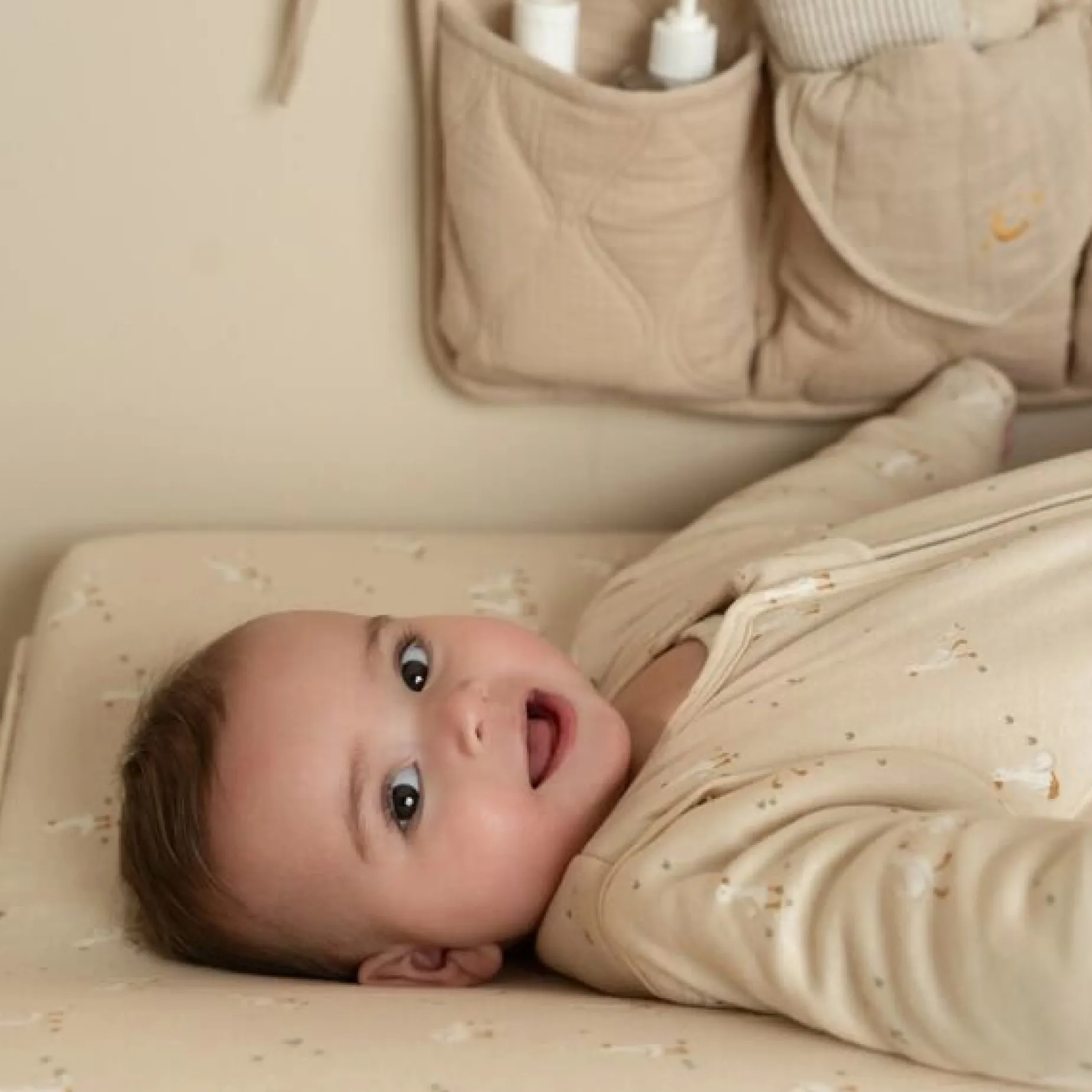 Slaapzak winter – Beige – Maat 70 cm – Newborn Naturals – Little Goose