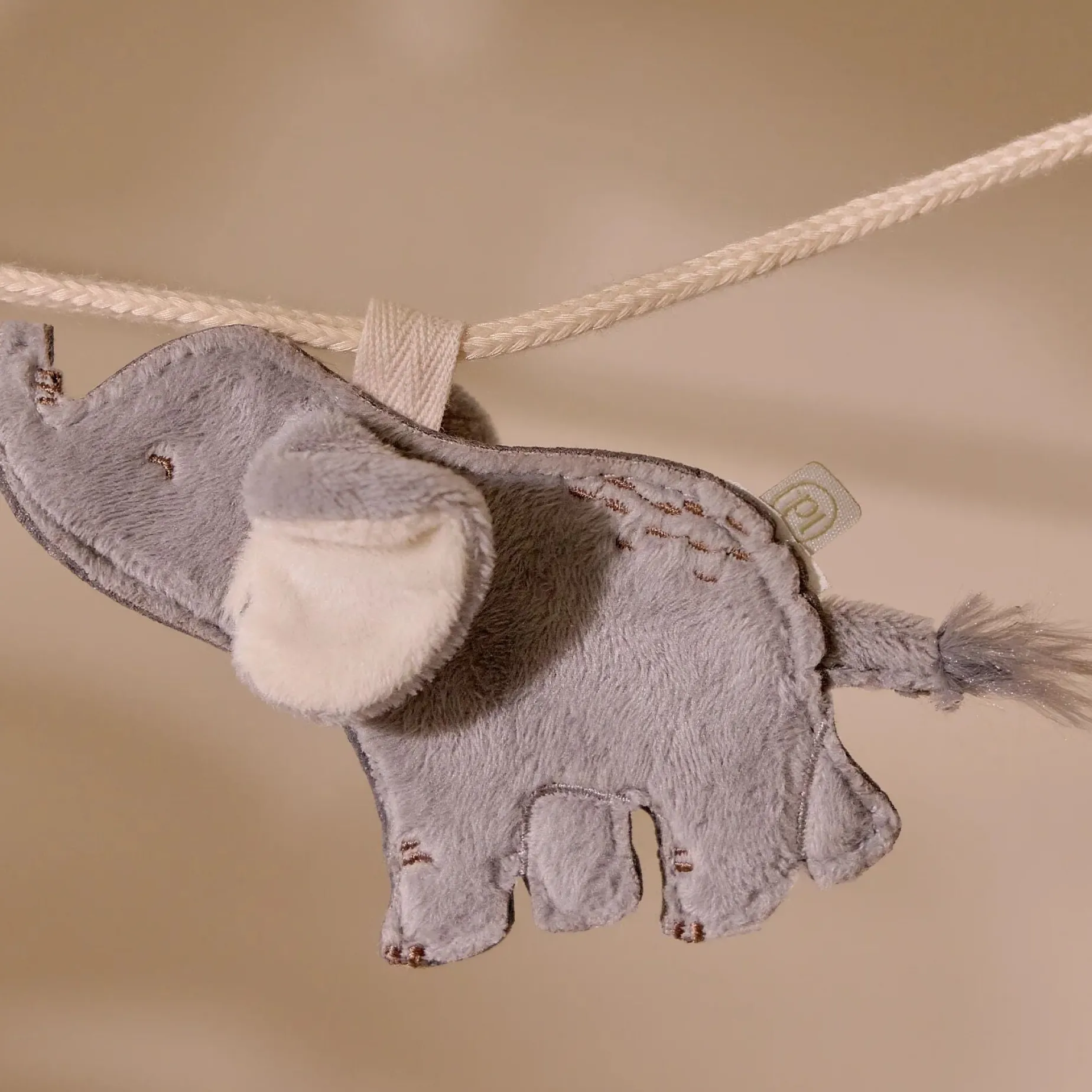 Slinger element Olifant - Grijs