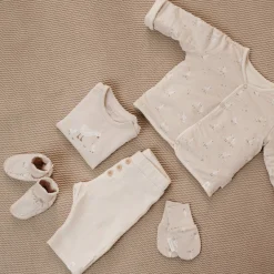 Slofjes - Zand - Newborn Naturals - Little Goose
