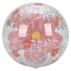 Strandbal 3D Figuur Pink Flowers