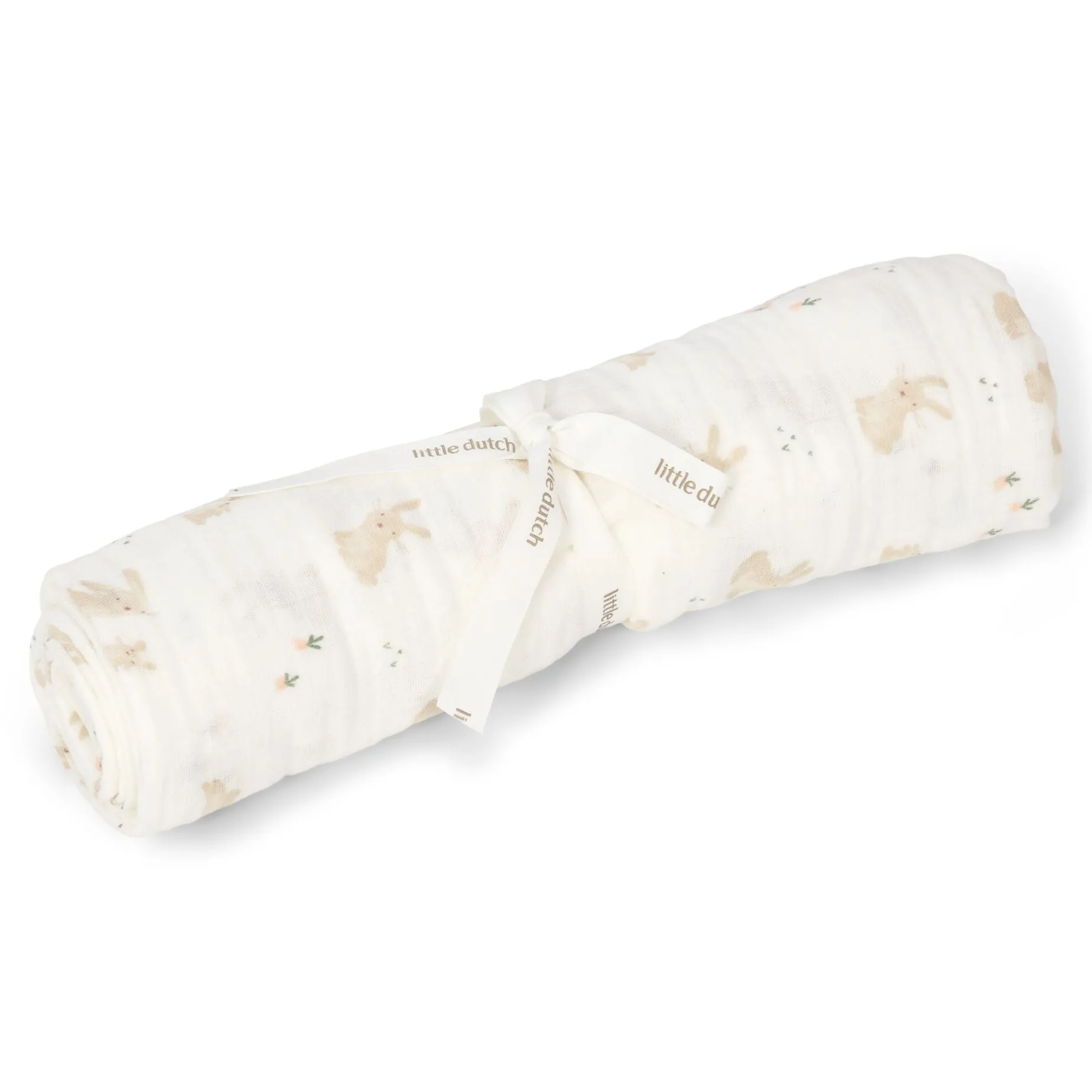 Swaddle - Wit - 120 cm - Newborn Naturals - Baby Bunny