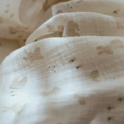 Swaddle - Wit - 120 cm - Newborn Naturals - Baby Bunny