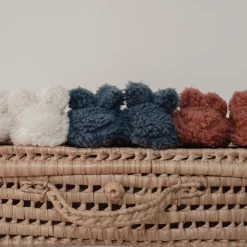 Teddy slofjes - Blauw - Newborn Naturals