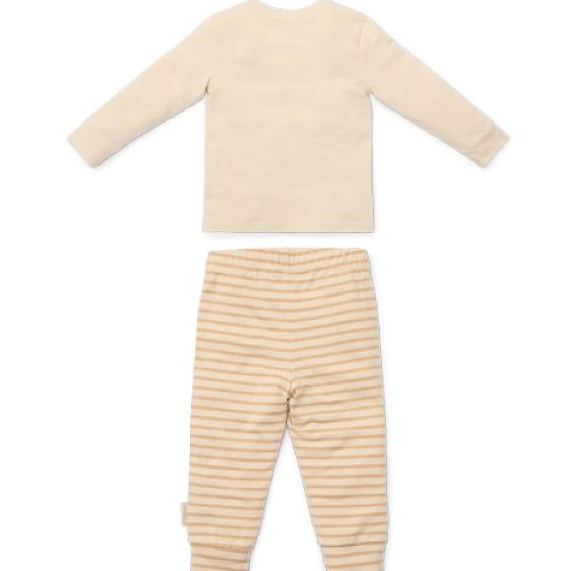 Tweedelige pyjama - Zand - Gestreept
