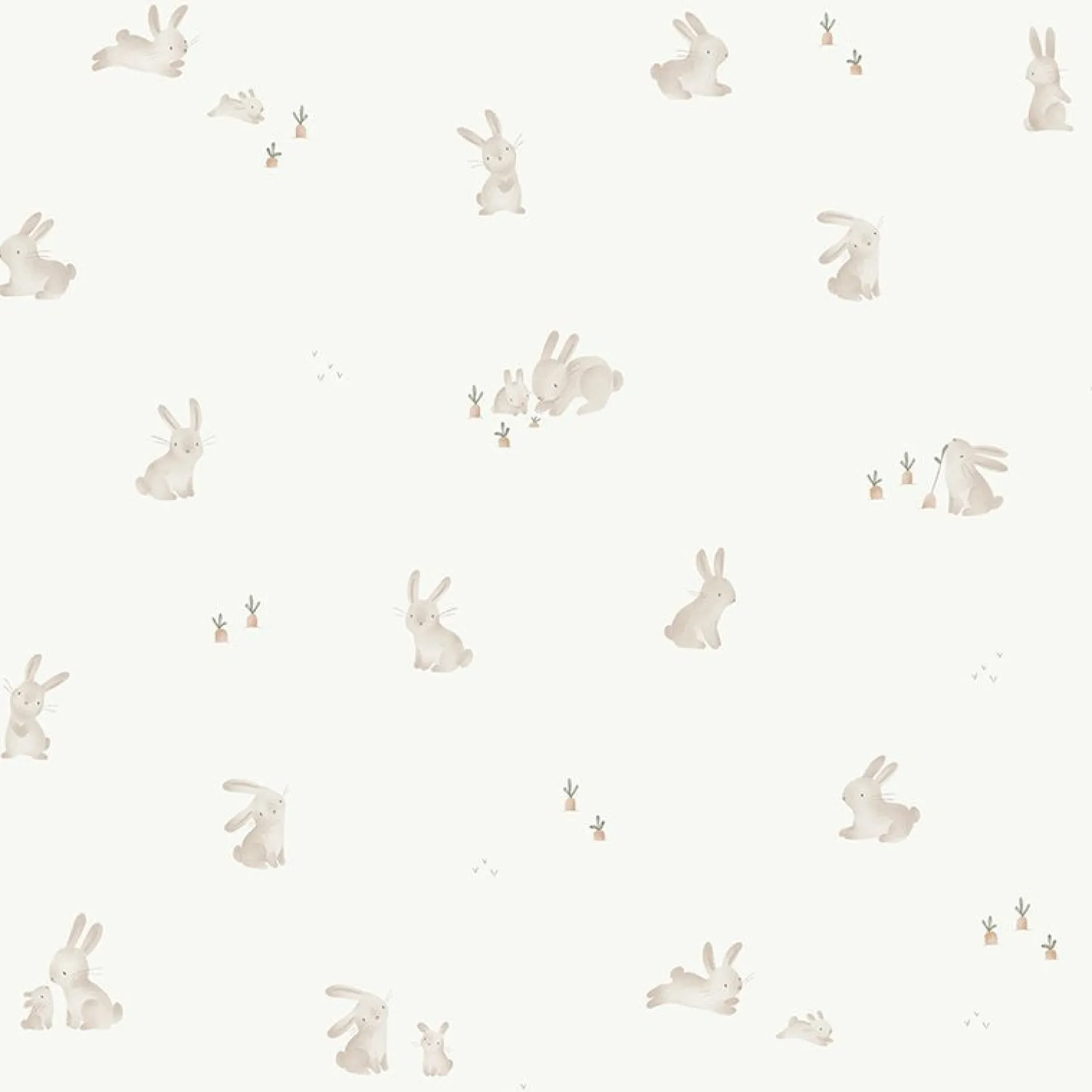 Vliesbehang Baby Bunny