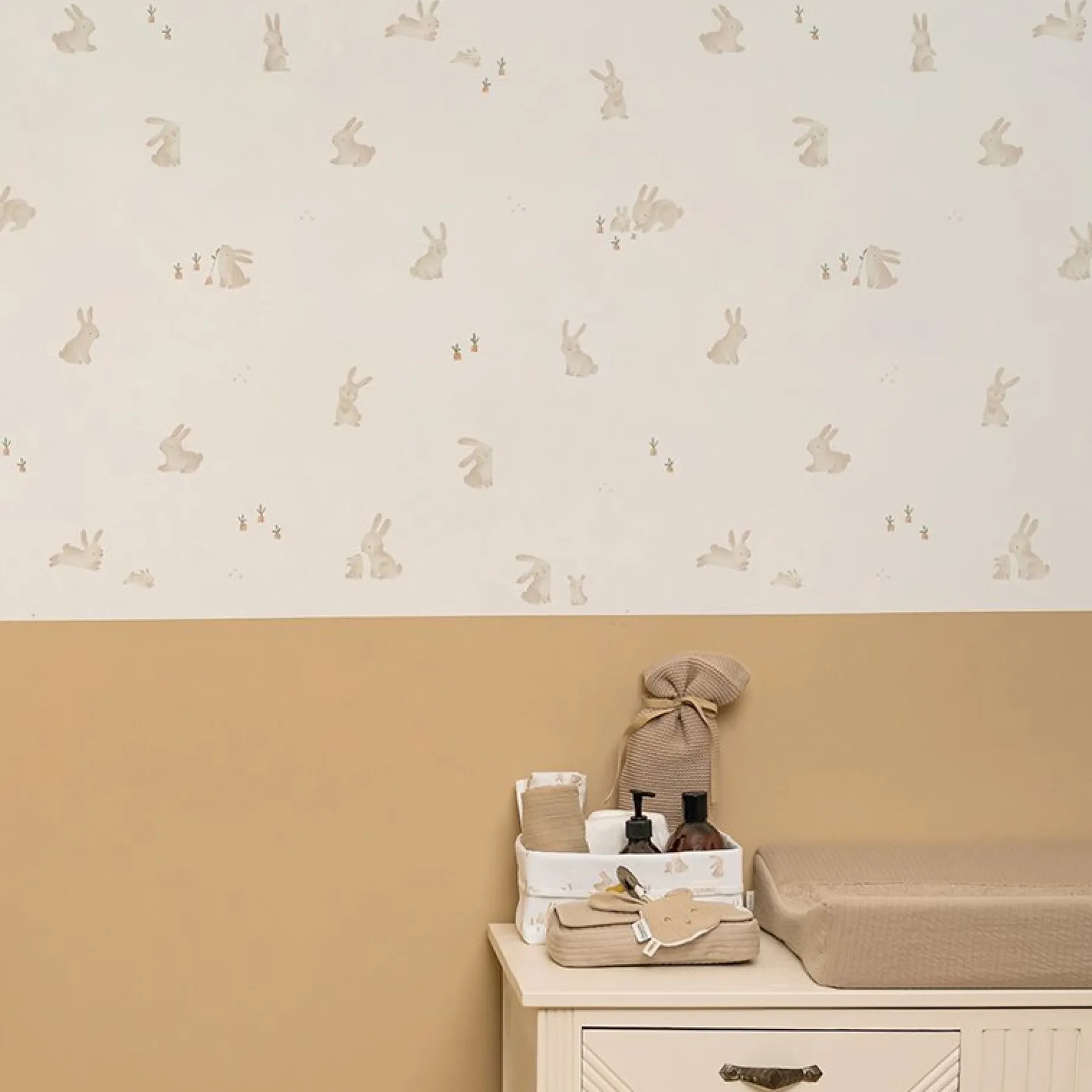 Vliesbehang Baby Bunny