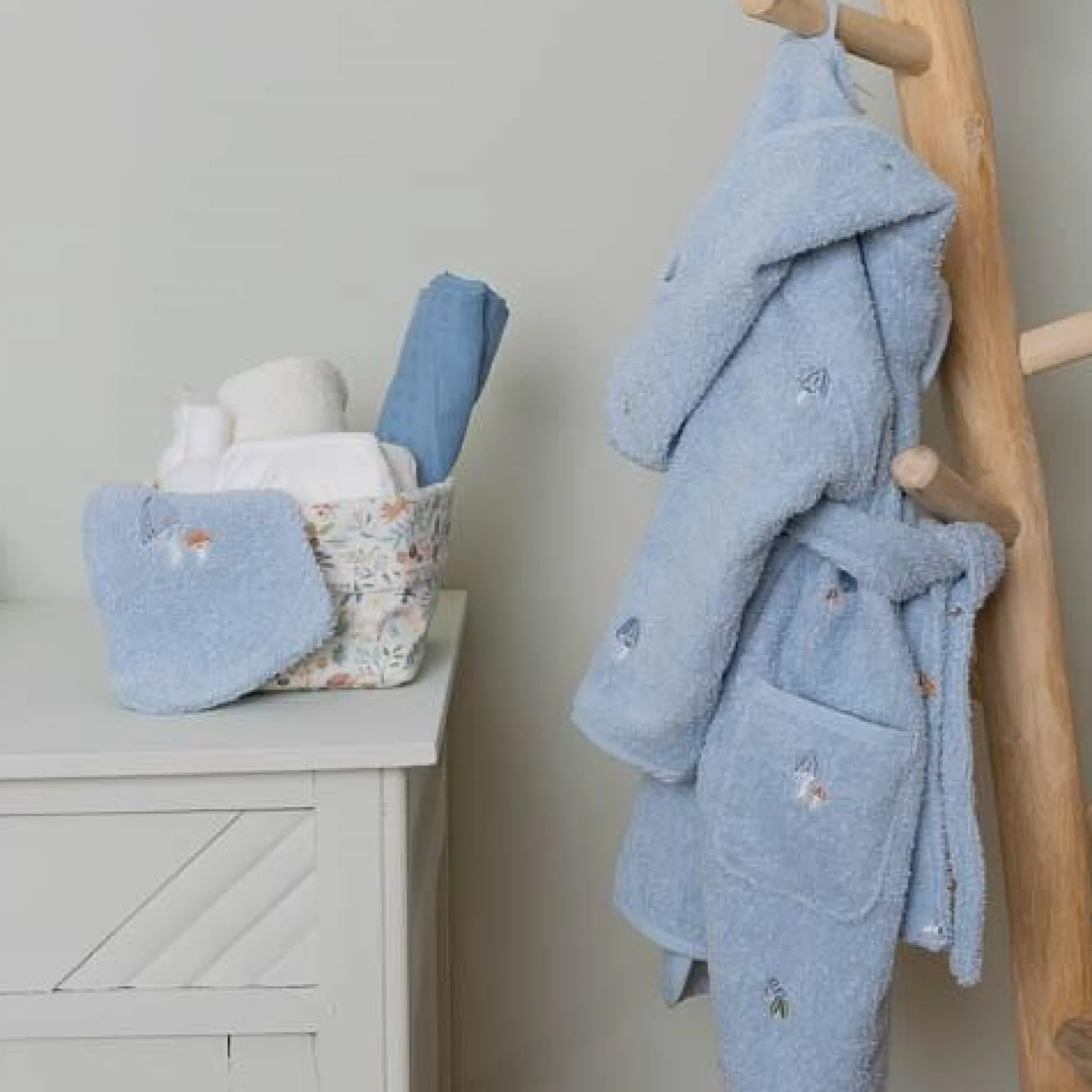 Washandjes set - Blauw - Forest Friends