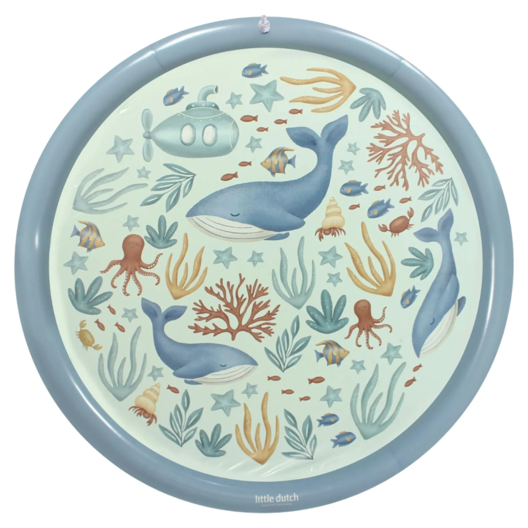 Waterspeelmat - Blauw - Ocean World